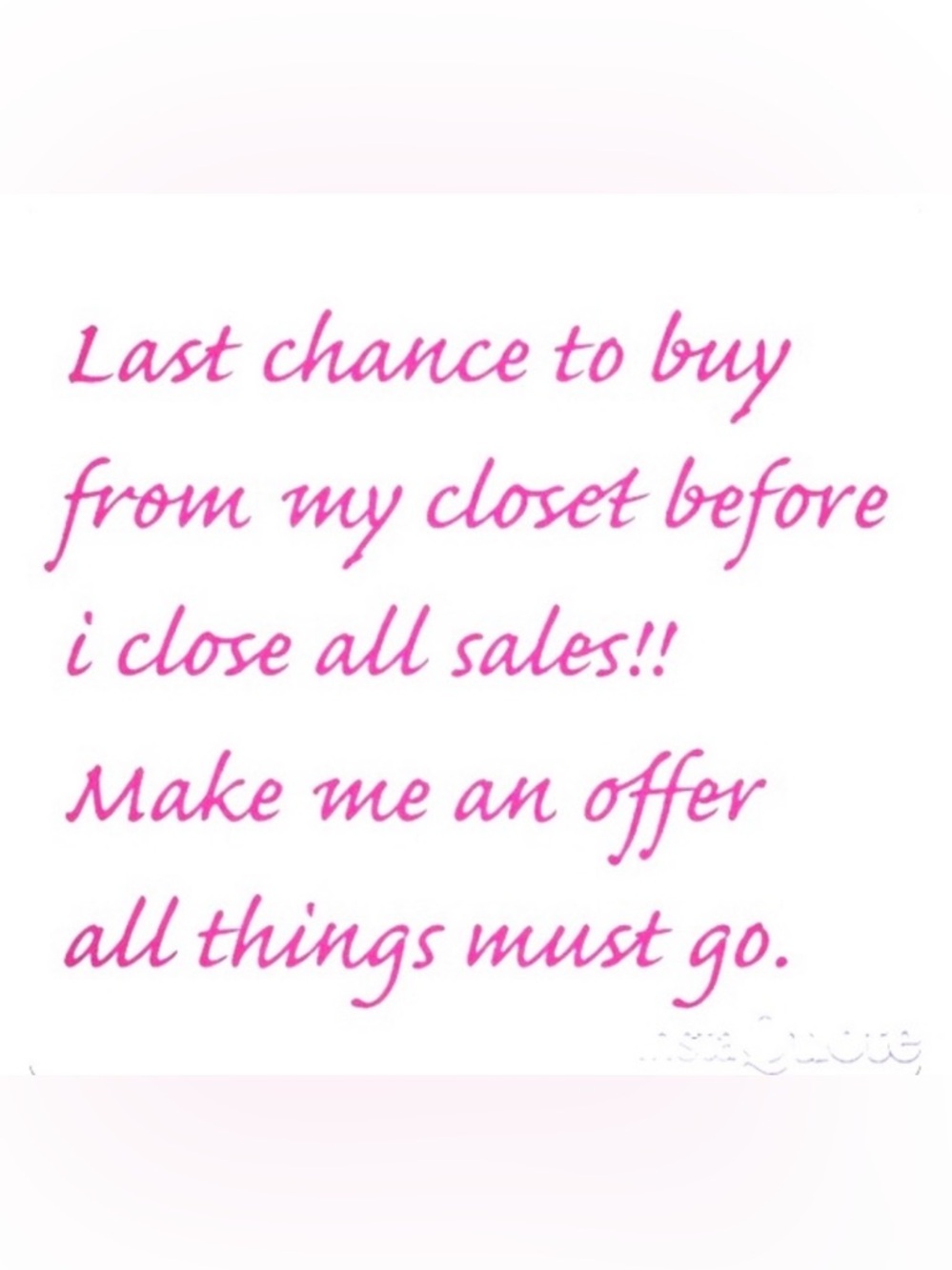 Closet Closing